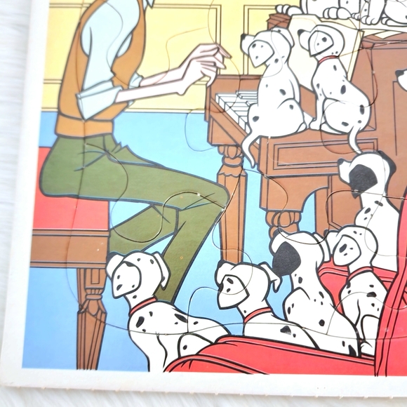 Vintage 80s Pair Of Disney Frame Tray Puzzles Dalmations Duck Tales - Picture 5 of 11